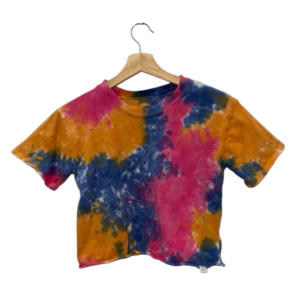 T&B Kids Tie-Dye T-Shirt, Size Large (10/12) 100% Cotton